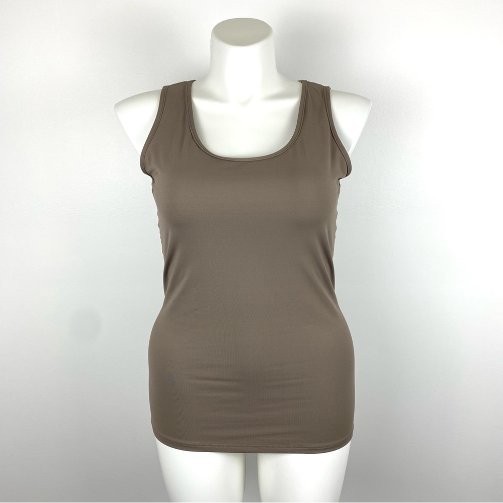 Adea Everyday Luxury Layering Tank Bra Friendly Camisole Tortiseshell Size 6 XL